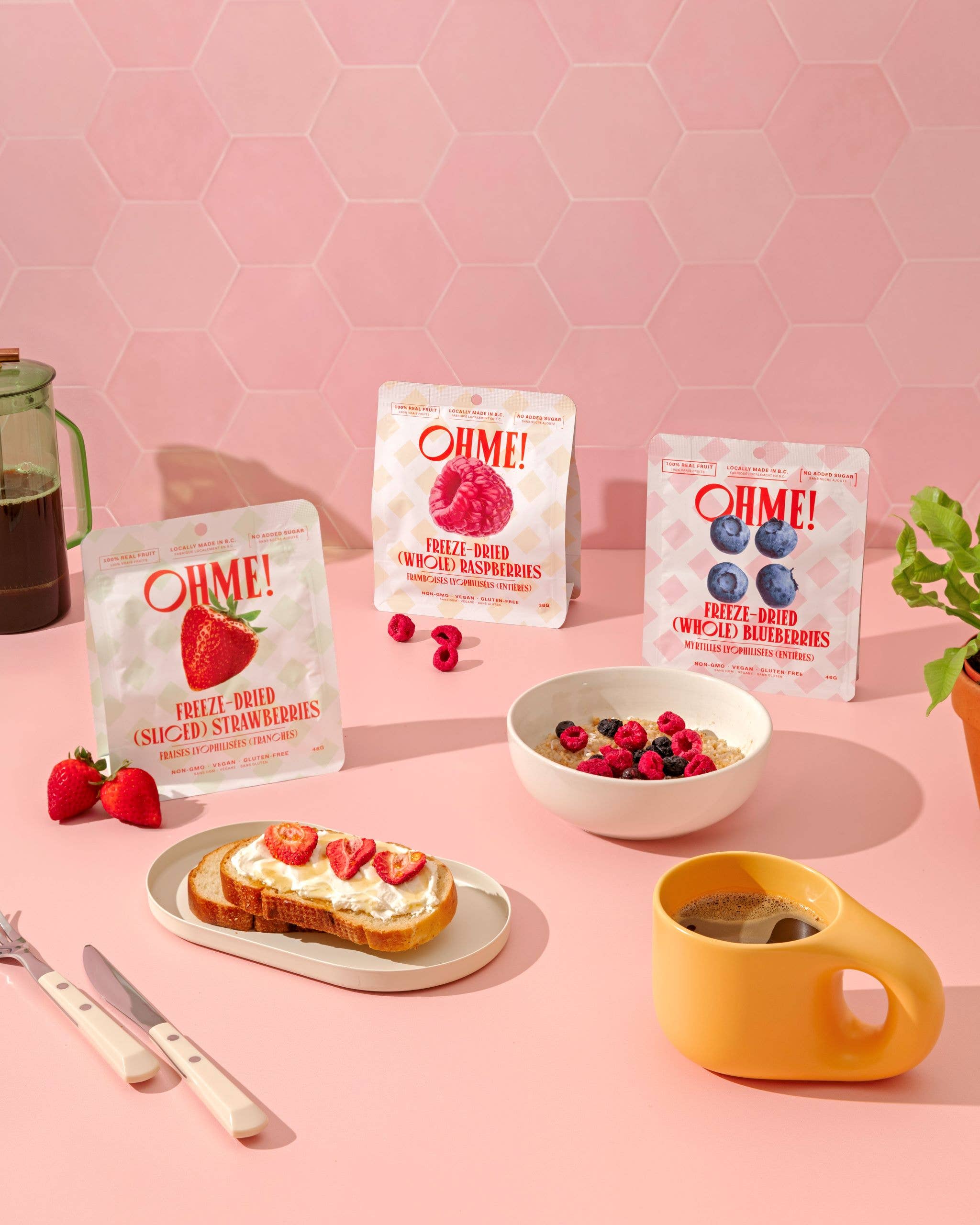 OHME! Foods – Großhandel Getrocknete/dehydrierte Früchte – Gefriergetrocknete Blaubeeren (ganz)2