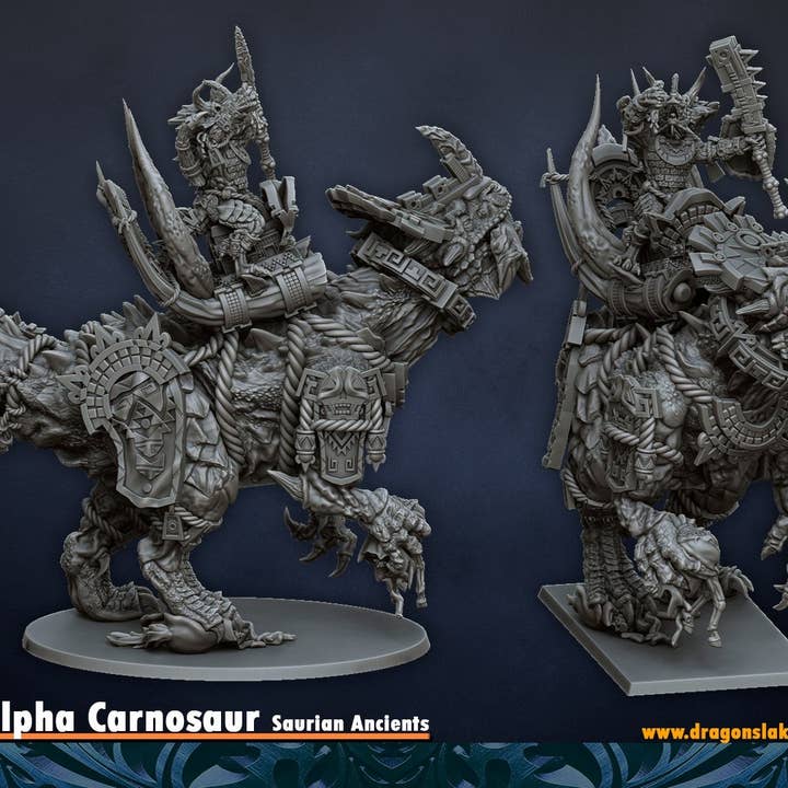 Seigneur Saurus sur AlphaCarno pour la vente par Forg3d