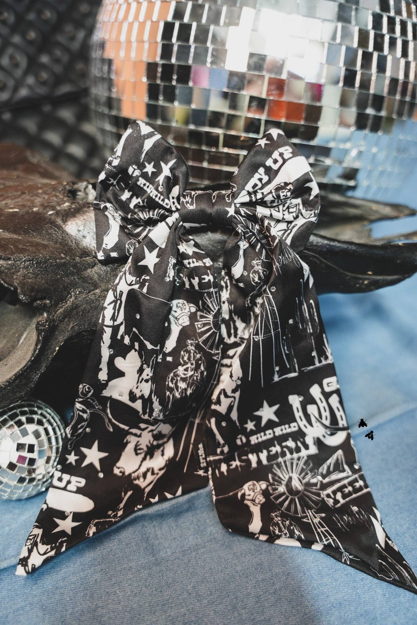 2 Fly Co - Wholesale Screen Printed T-Shirt - Women's - WESTERN PREP BOW *TEJAS THINGS16