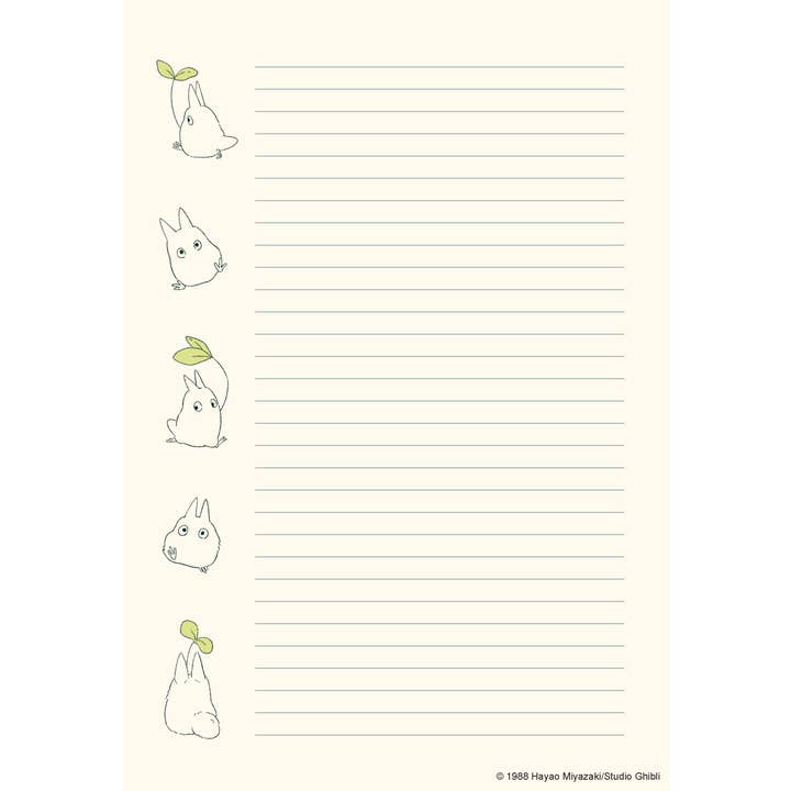 Chronicle Books - Wholesale Stationery/Notecard Set - Studio Ghibli My Neighbor Totoro Stationery Set6