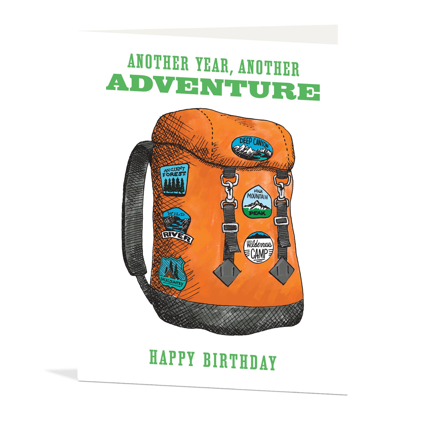 Waterknot - Vente Cartes d'anniversaire - Carte d'anniversaire Backpack Adventure2