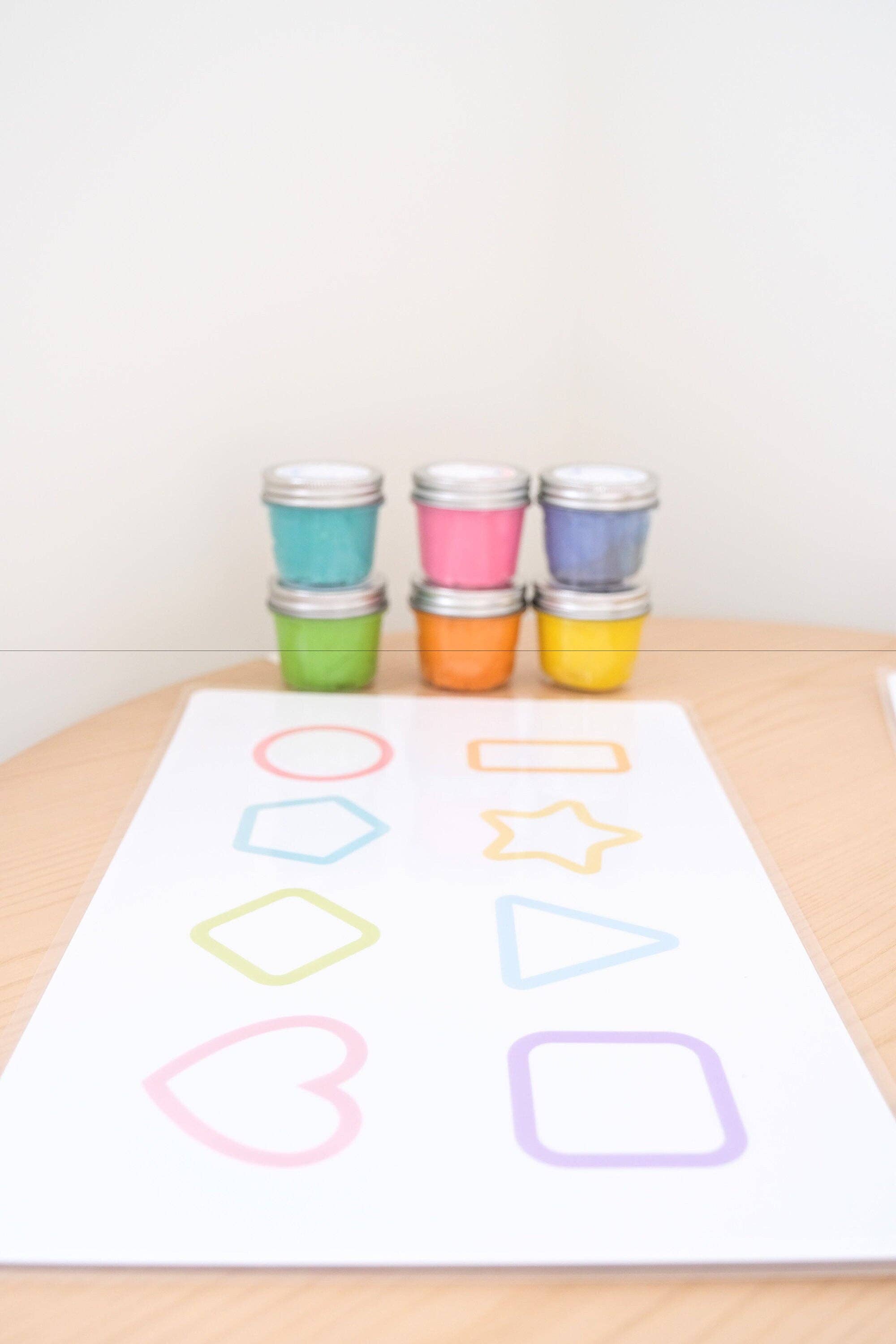 GoodnightFox - Wholesale Placemat - Play Dough Placemat Alphabet, Numbers, Solar System, Colors, Weather7