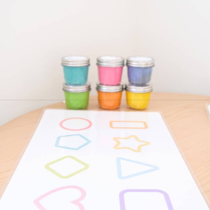 GoodnightFox - Wholesale Placemat - Play Dough Placemat Alphabet, Numbers, Solar System, Colors, Weather7