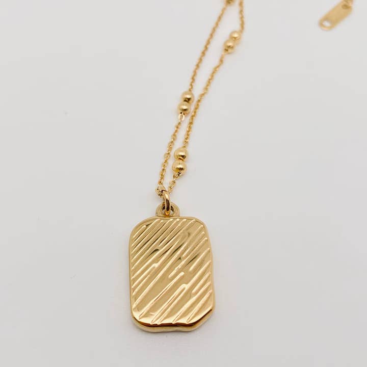 Mio Queena - Wholesale Pendant/Charm Necklace - Magic Mirror Rose Stainless Steel Pendant Necklace - FGS3