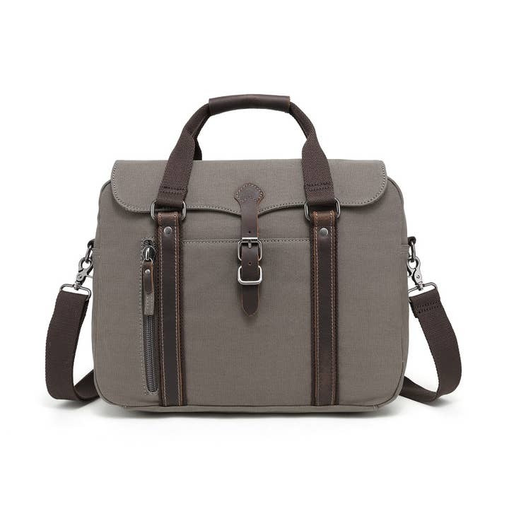 Borsa a tracolla in tela cerata MB 399 (verde) per la vendita all'ingrosso da parte di Davan