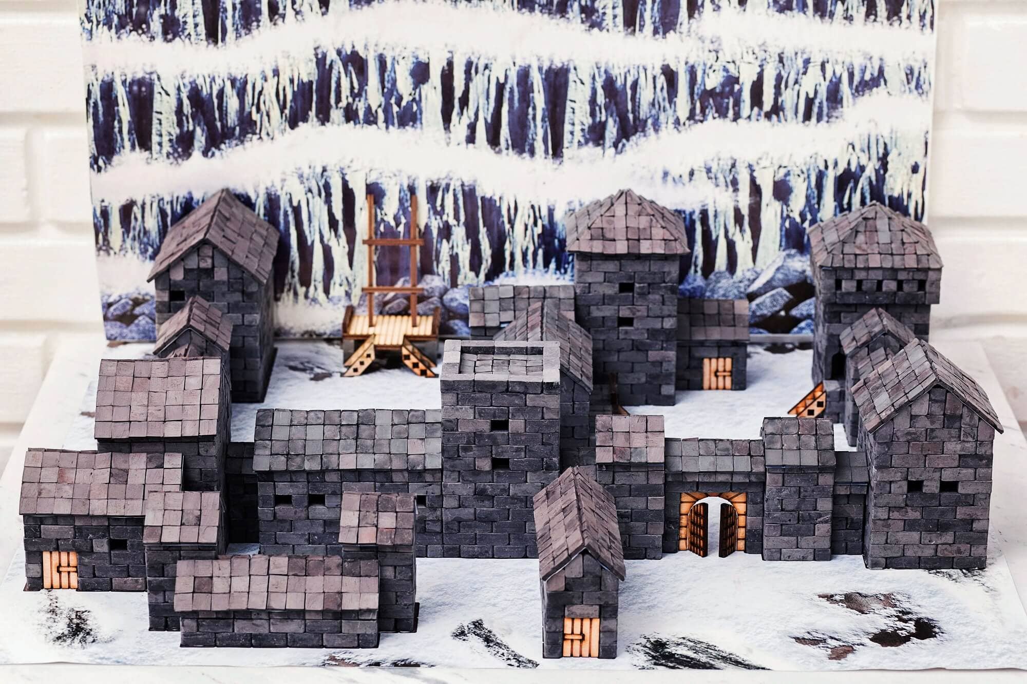 Fainotoys – wholesale Building set – Child – Mini Bricks Construction Set - Black Castle2