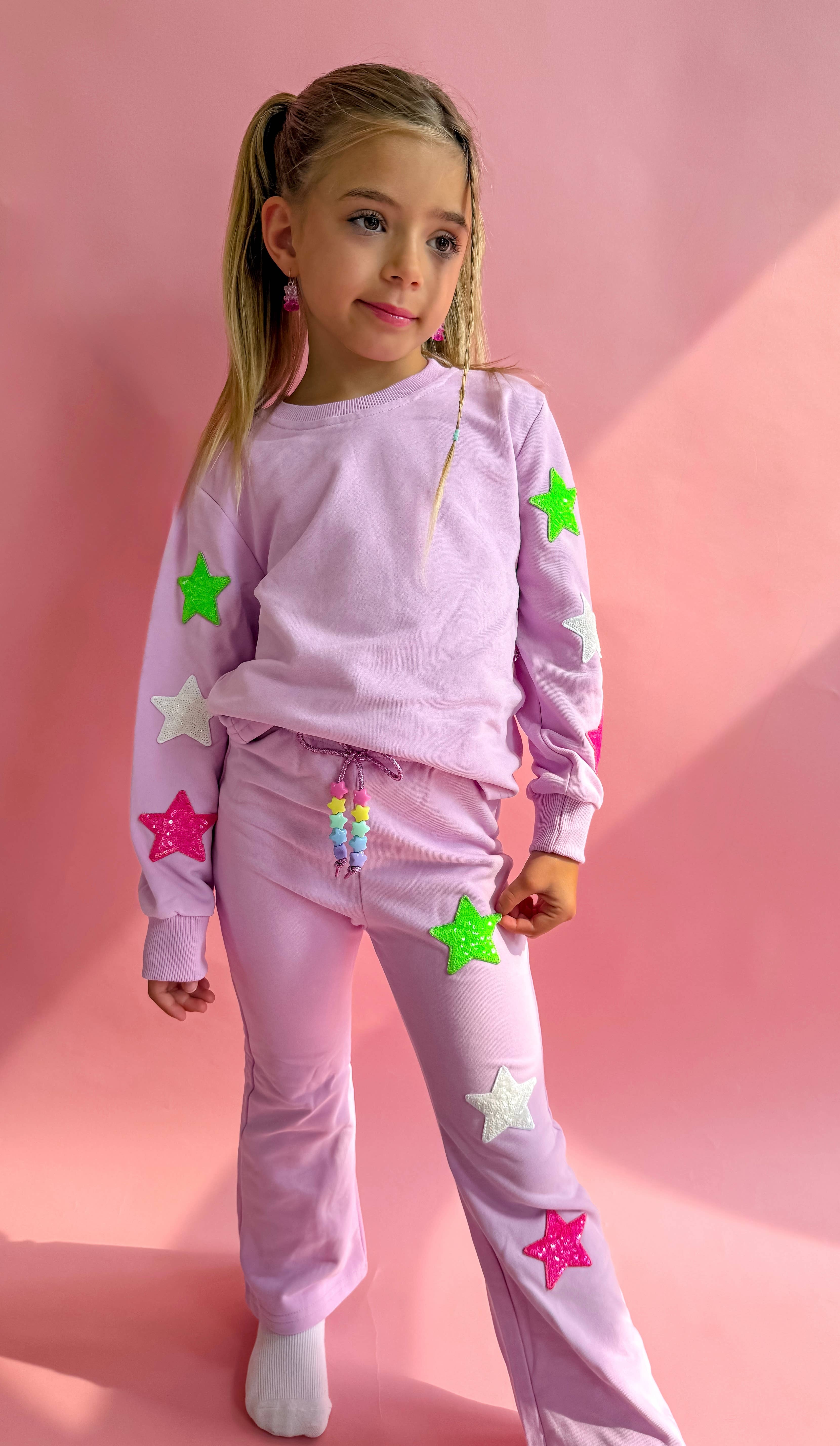 Ellie and Mila - Wholesale Top & Pant Set - Kids - Star Girl Set2