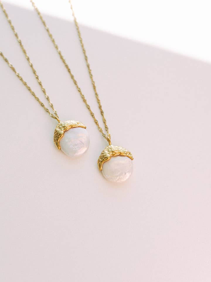 Harriet Pearl Necklace for wholesale by BELJOY