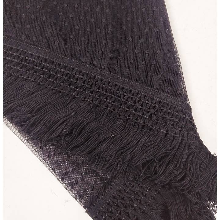 Susana Escribano - Wholesale Wrap - Women's - Flamenco shawl with plumeti fabric for women14