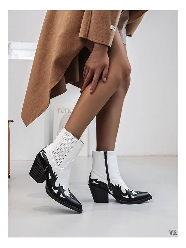 SWEET MAGIC MODA Y COMPLEMENTOS - Wholesale Cowboy Boots - Women's - COUNTRY-STYLE FAUX LEATHER BOOT3