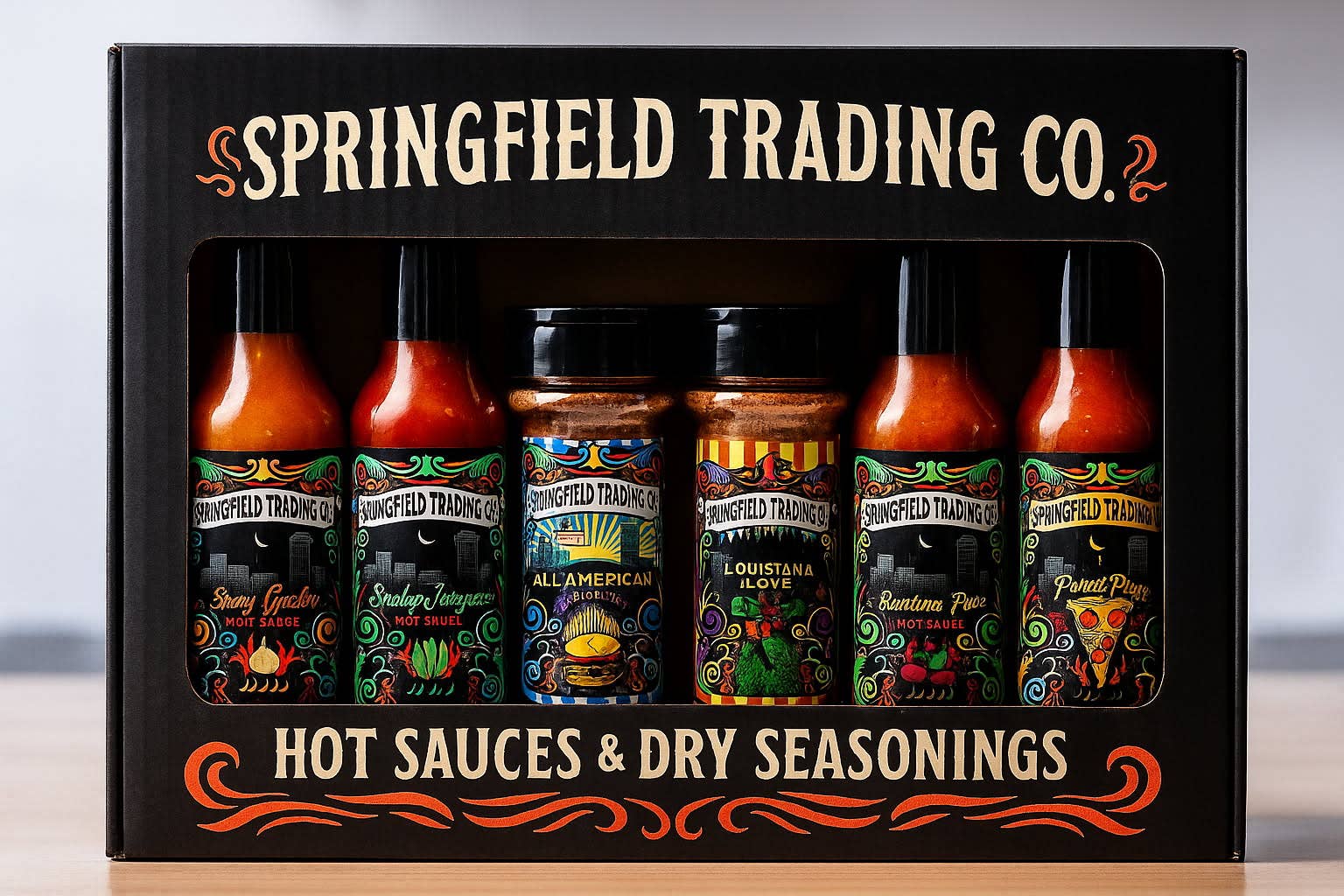 Springfield Trading Co - Wholesale Hot Sauce - Holiday Gift Box