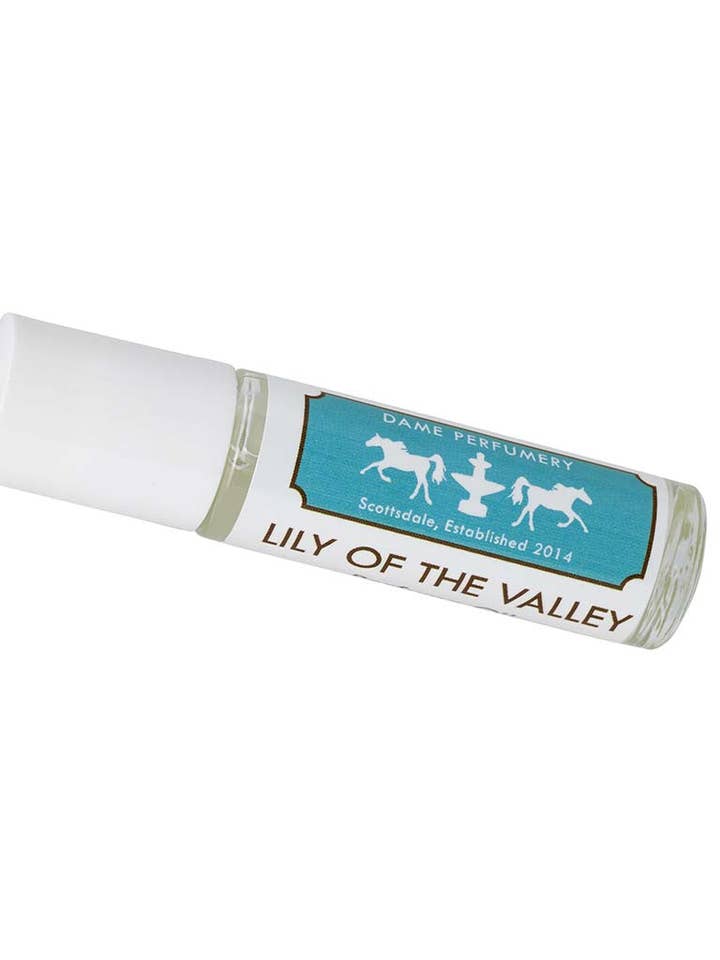 Huile de parfum SOLIFLORE Lily Of The Valley, boule à roulettes, 10 ml/0,33 fl oz pour la vente par Dame Perfumery