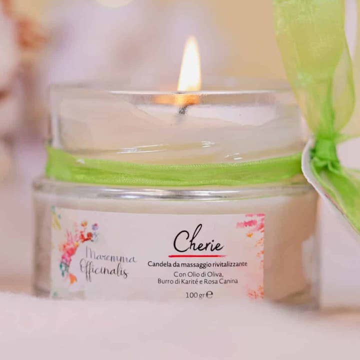 Cherie | Revitaliserende massagelys for engroshandel hos Maremma Officinalis