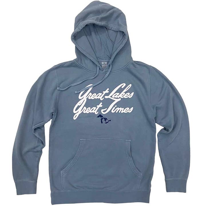 Script Great Lakes Great Times Hoodie for wholesale by Jupmode
