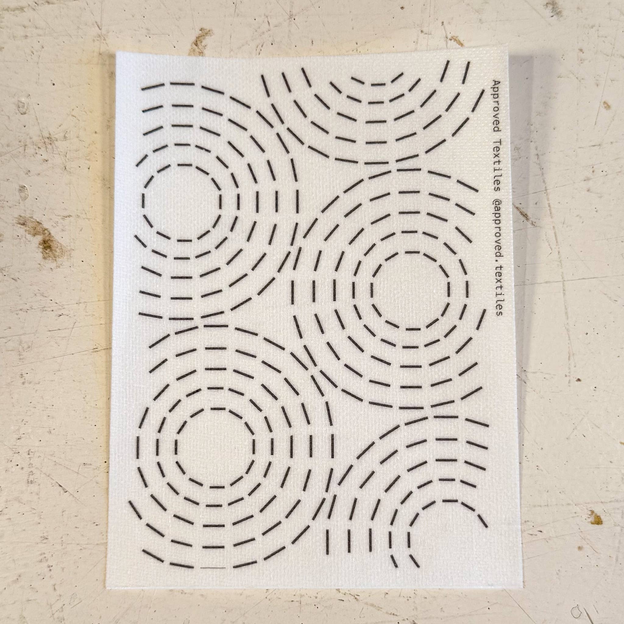 Approved Textiles – Engroshandel DIY-sysæt – Orbit - Minimal reparation + udsmykningsoverførsel3