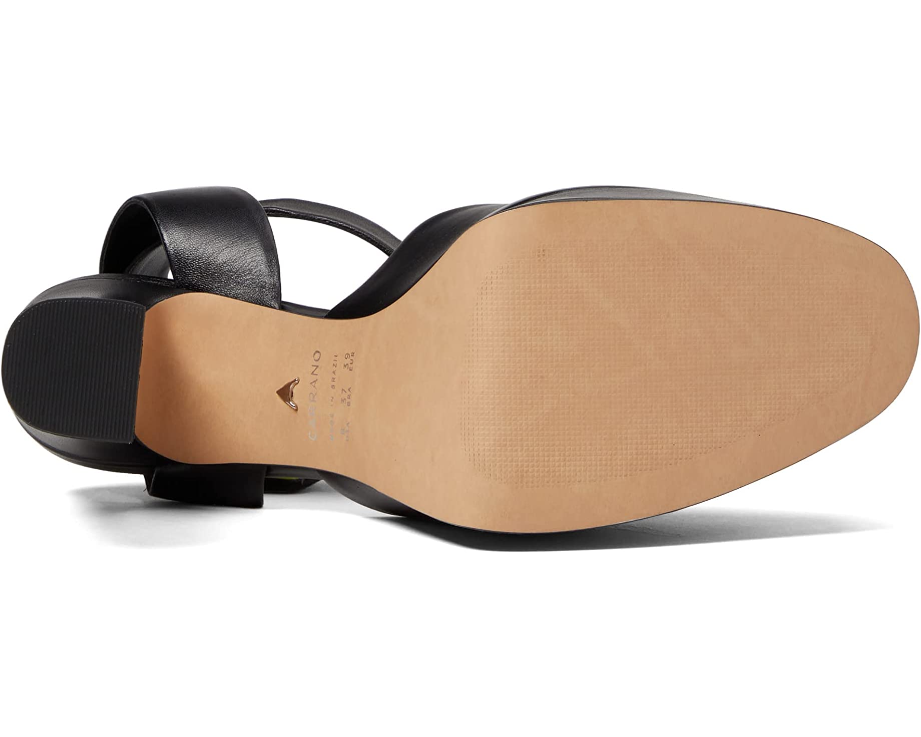 Carrano - Wholesale Platform Heels - Women's - Ayana - Leather Platform Sandal Black 5290064