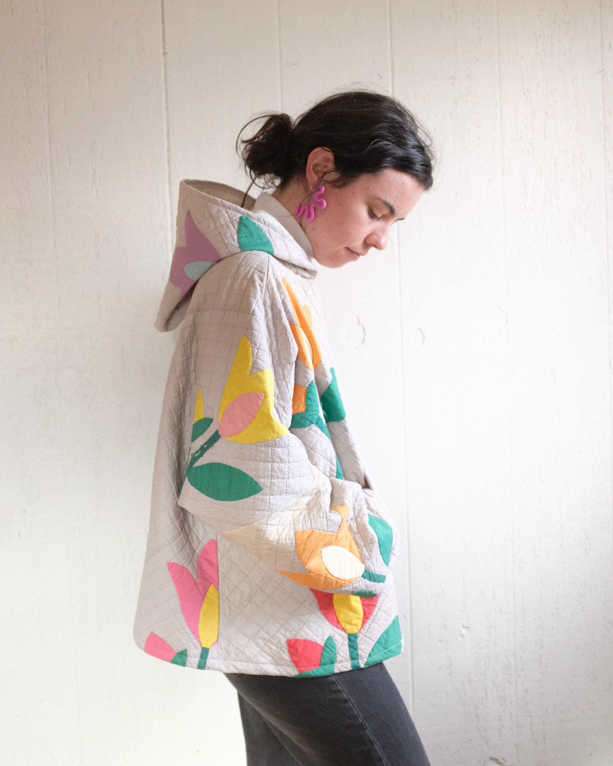 Reclaim Creative - Wholesale Hoodie - Women's - Quilt Hoodie - Assorted Quilts3