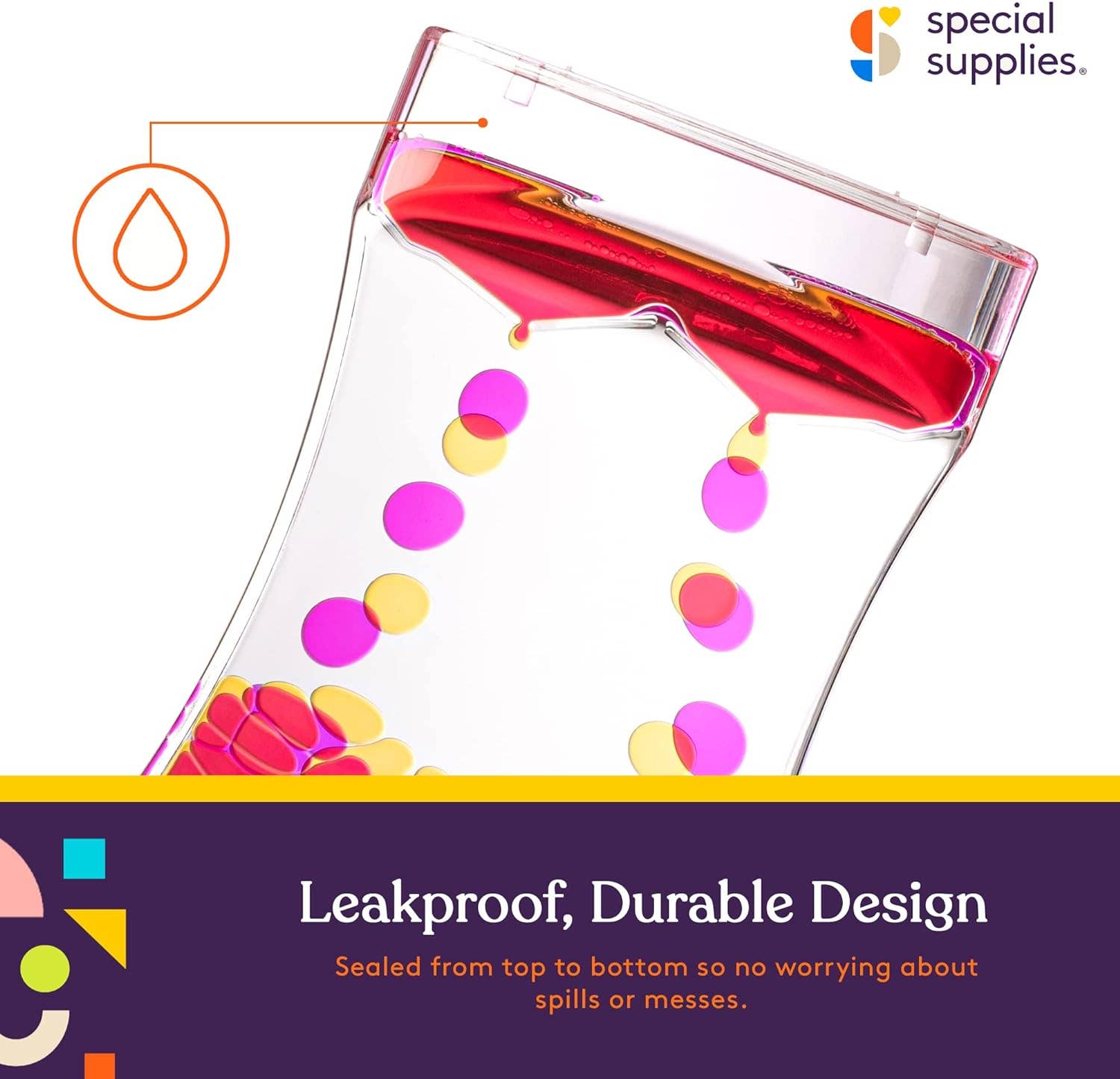 Special Supplies - Wholesale Fidget Toy - Kids - Liquid Motion Bubbler Deluxe (4-Pack)4