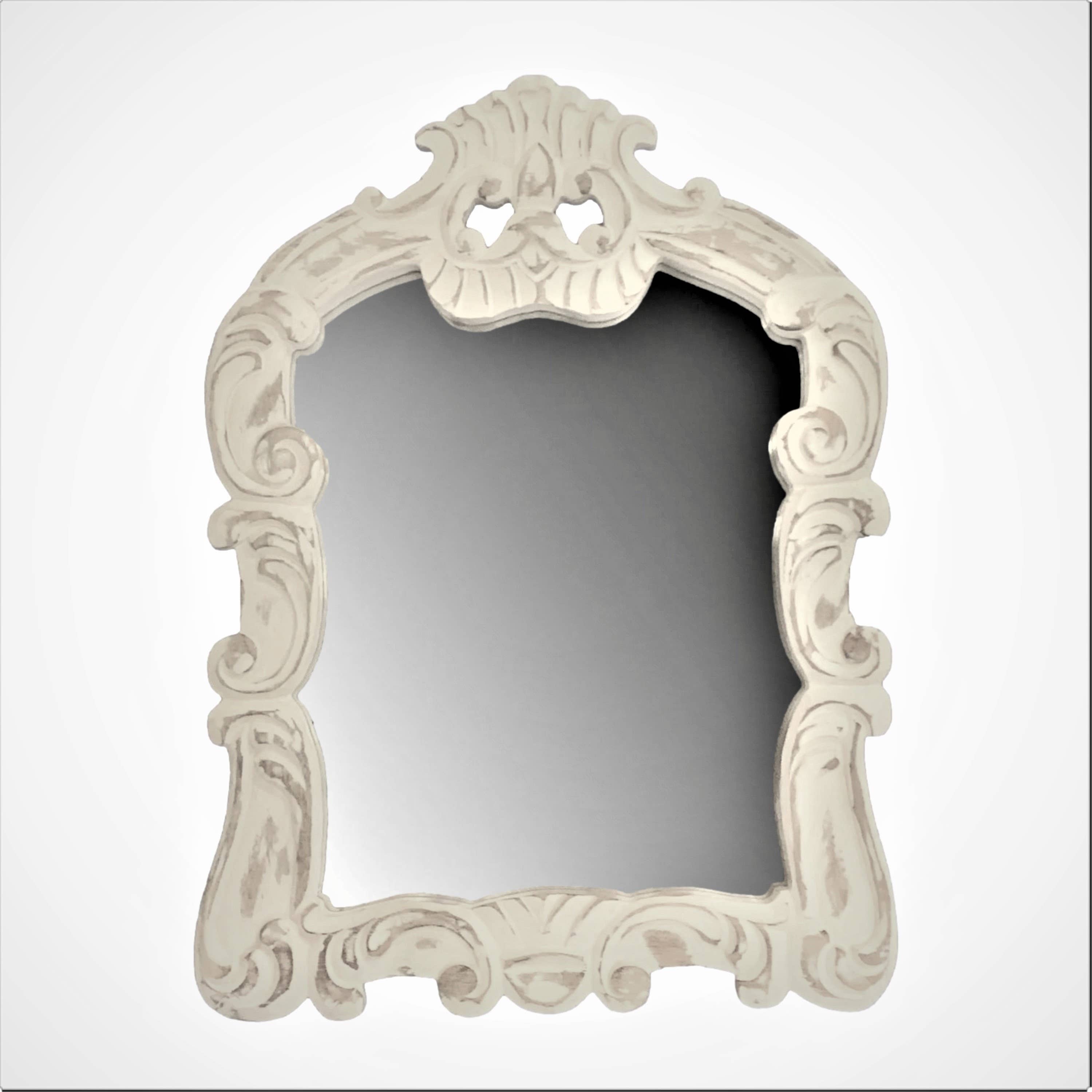 Wilco Home - Wholesale Wall Mirror - Royal Orleans Hand-Carved Wood Vanity Wall Mirror6