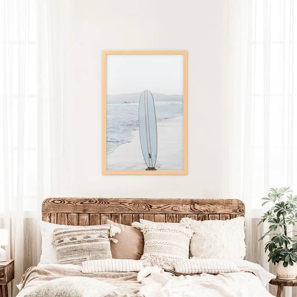 Art Lane - Wholesale Art Print - Blue Surfboard Print. Ocean Beach Wall Art5