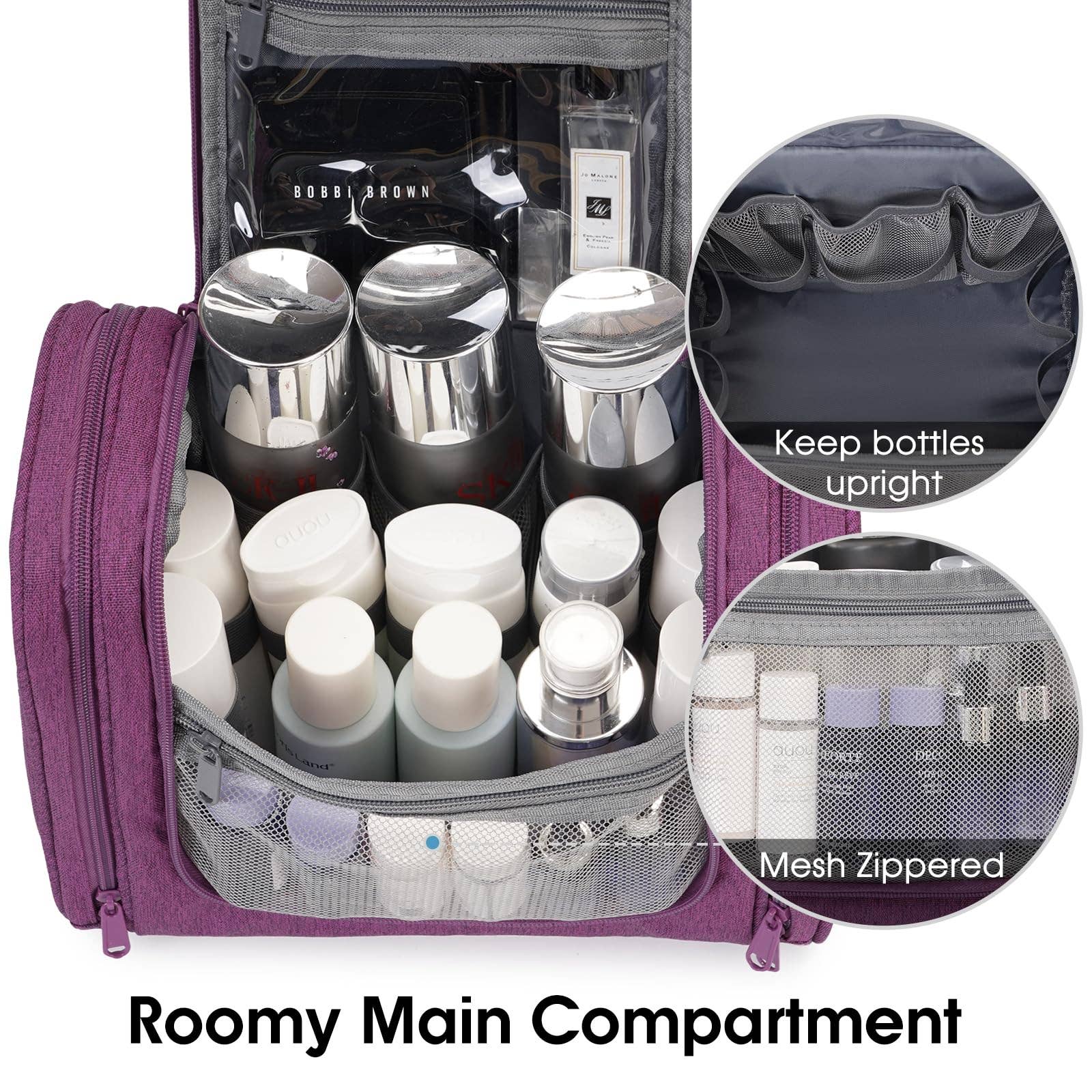 NARWEY INC - Wholesale Toiletry Bag - Women's - Hanging Toiletry Makeup Bag With compartment16