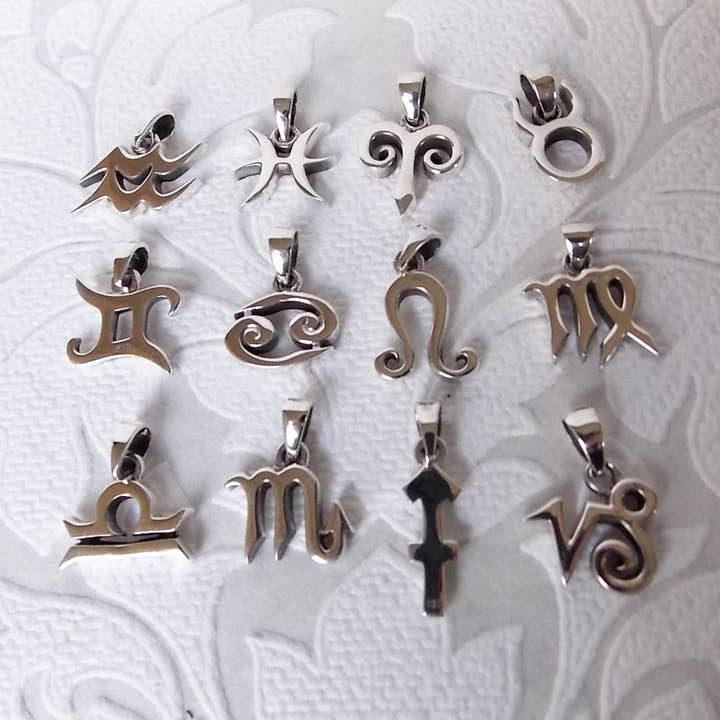 Horoskop-Symbol .925 massiver Sternzeichenanhänger aus Sterlingsilber für den Großhandel von Dalfiya
