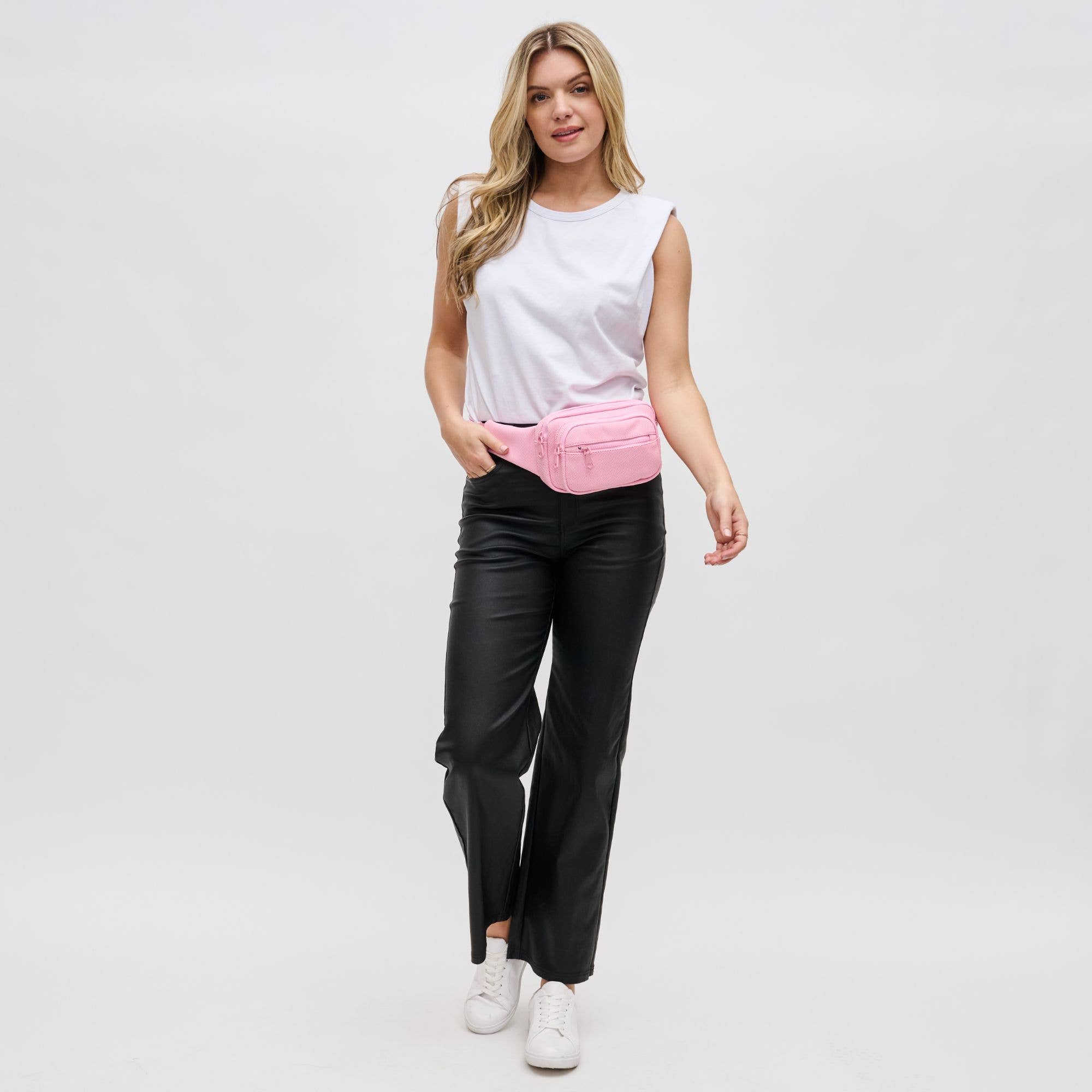 Sol and Selene - Wholesale Belt Bag - Women's - Hip Hugger Neoprene Mesh Belt Bag21