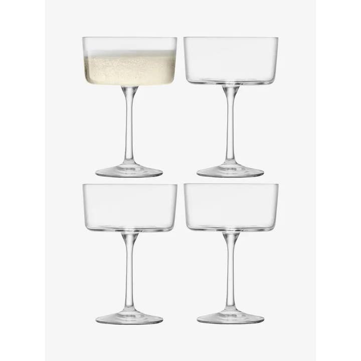 LSA International – wholesale Cocktail/liquor glass – Gio Champagne/Cocktail Glass 230ml Clear x 4