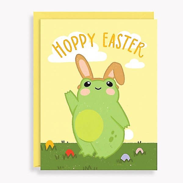 Hoppy Easter Frog Easter Card for wholesale by Paper Source Wholesale