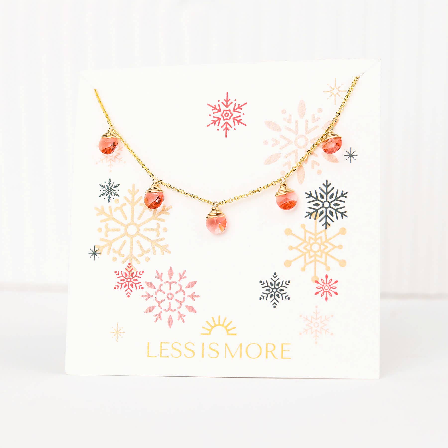 Less is More - Wholesale Charm/Dangle Bracelet - Rose Swarovski Confetti Bracelet (Gold or Silver)1