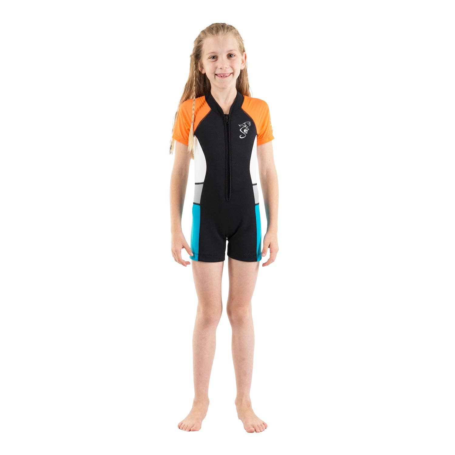Seavenger - Wholesale Wetsuit - Kids - Cadet Kids 2mm Shorty Wetsuit - Orange0