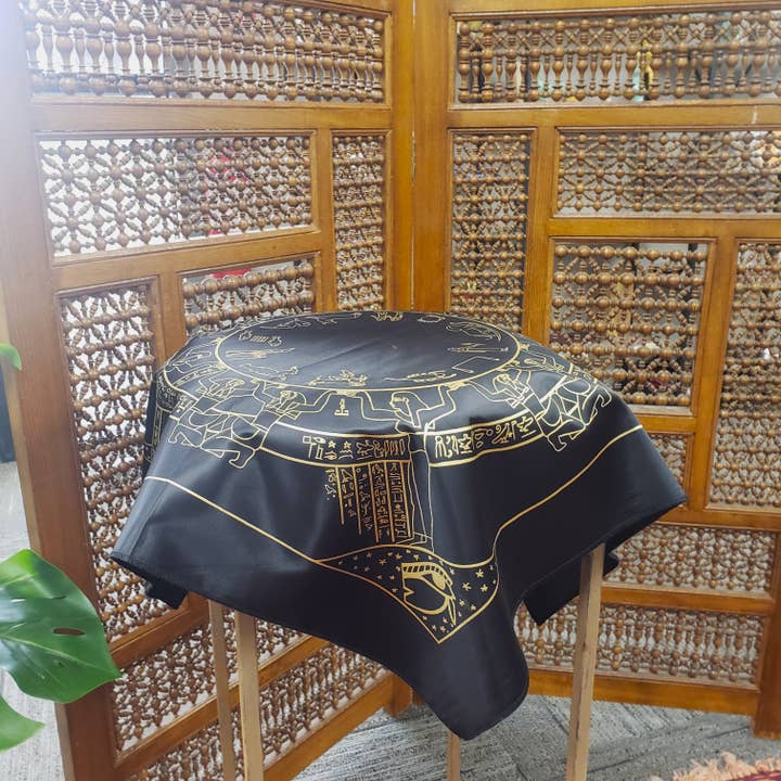 Discoveries, Inc. - Wholesale Tablecloth - Egyptian Dendera Zodiac Altar Cloth/Scarf3