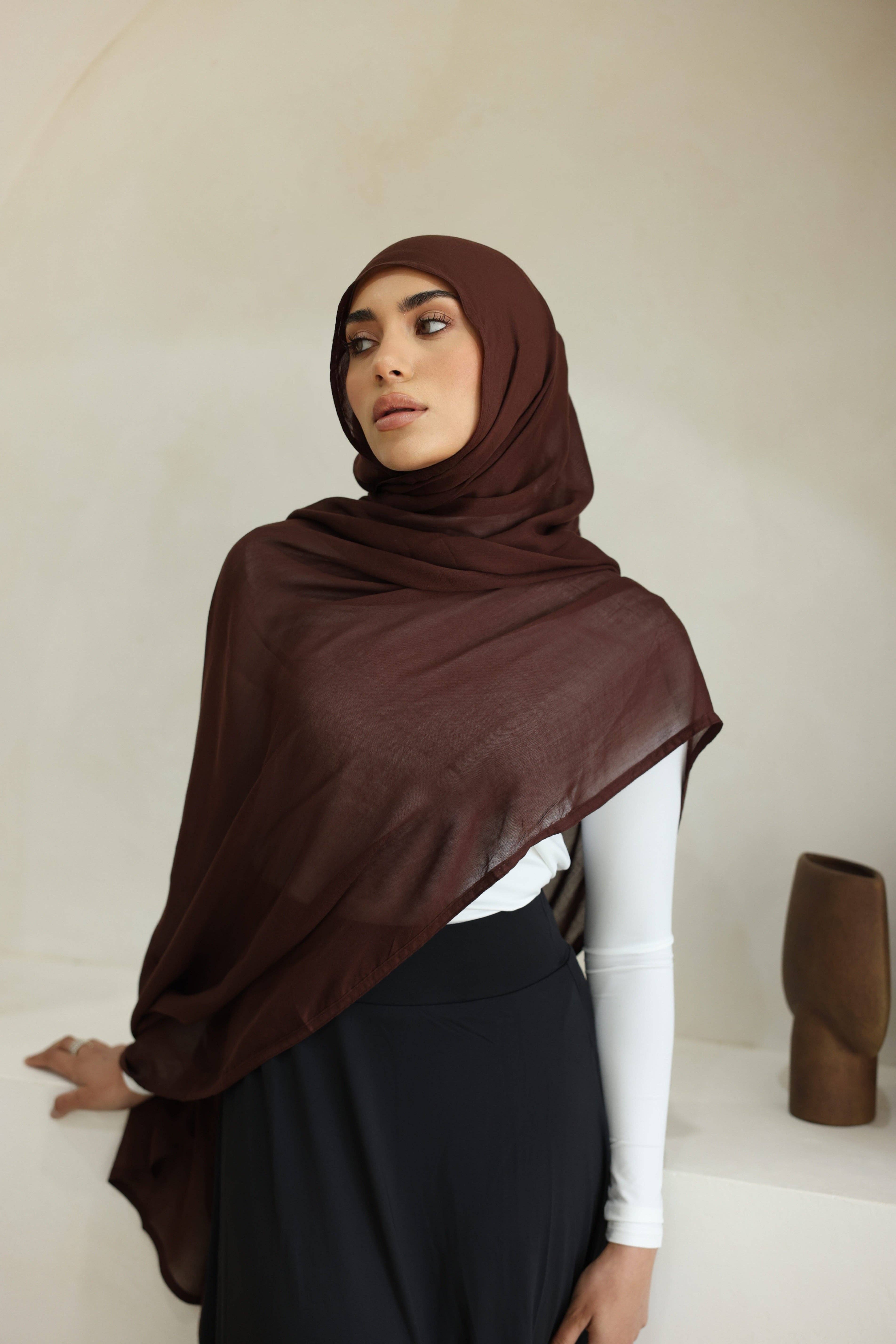 Mod Squad - Wholesale Hijab – Women’s - Luxe Double Stitch Hijab Saffron1