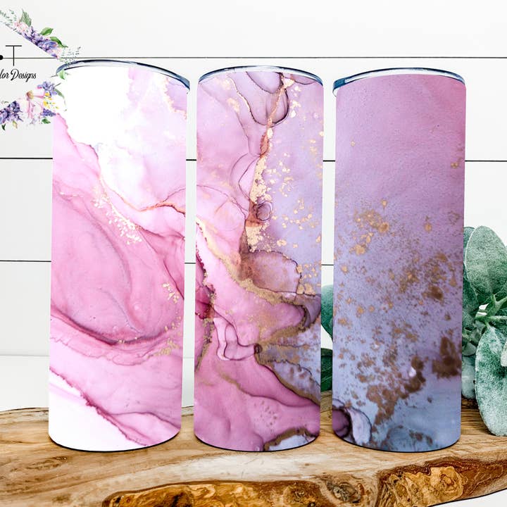 Pink Granittumbler for engroshandel hos Brooke Taylor Designs