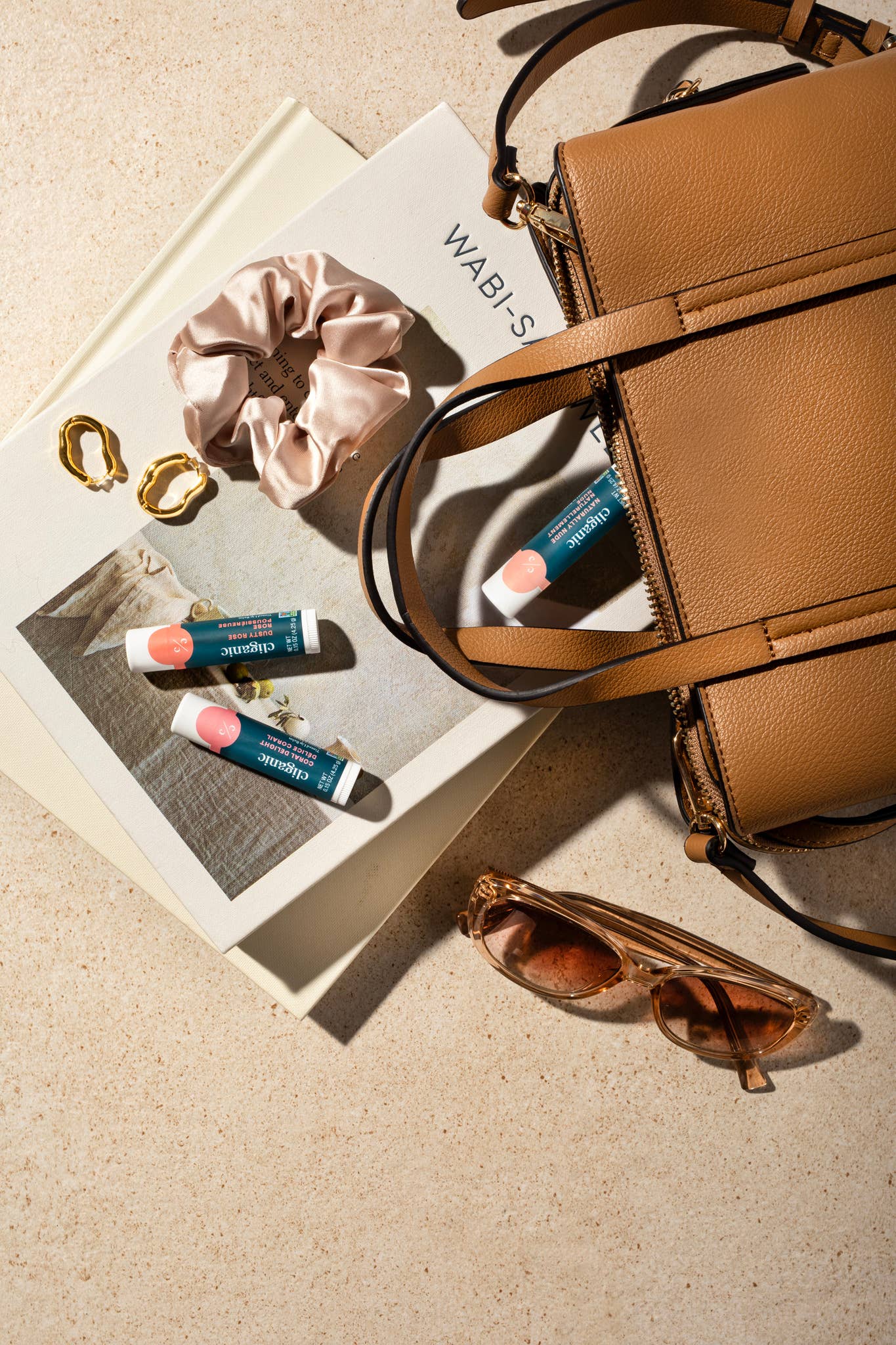 Cliganic - Wholesale Lip Balm - NON-GMO Tinted Lip Balm, 4 Colors4