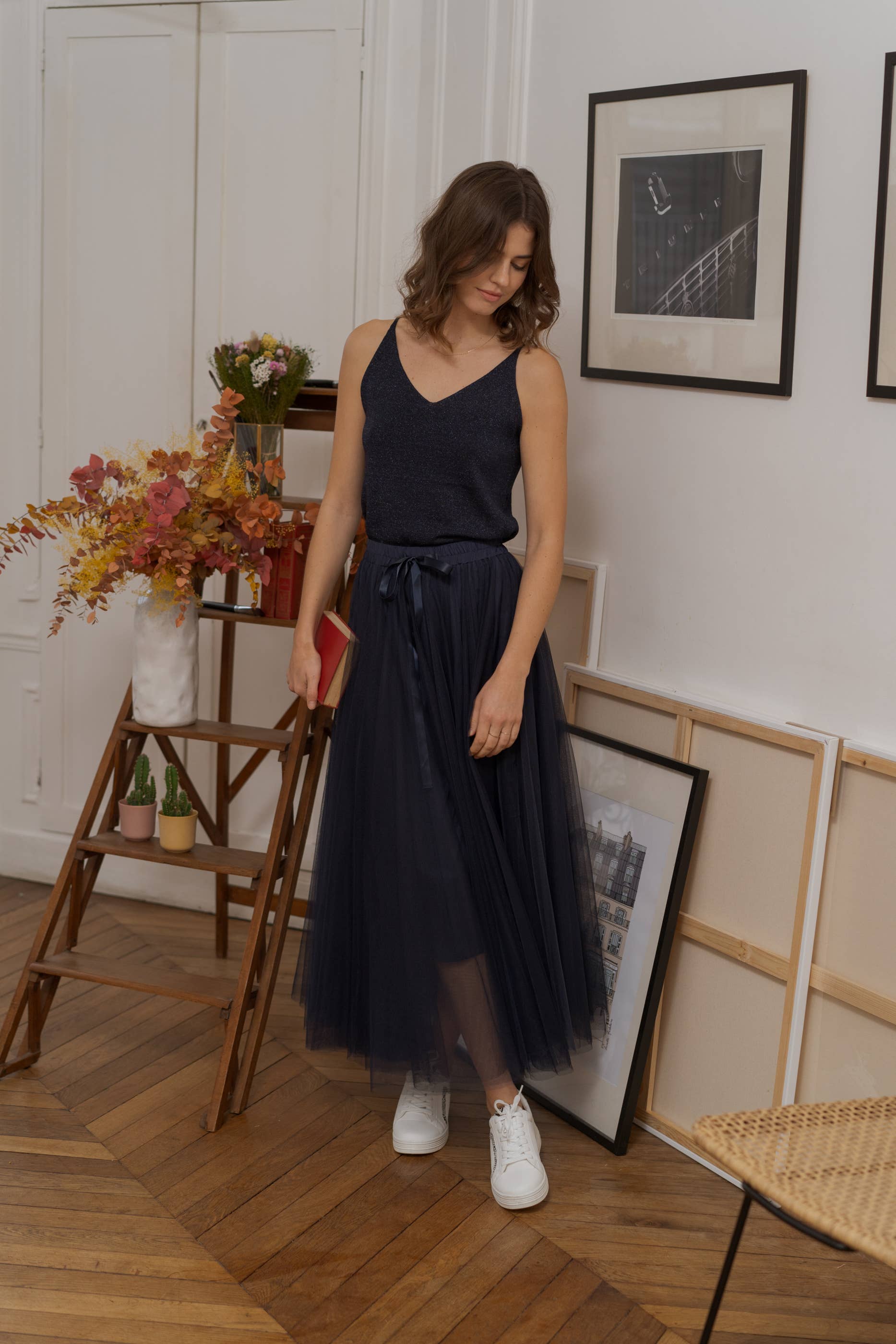 CHOKLATE PARIS - Wholesale Tank Top - Women's - Shiny lurex tank top - 875225