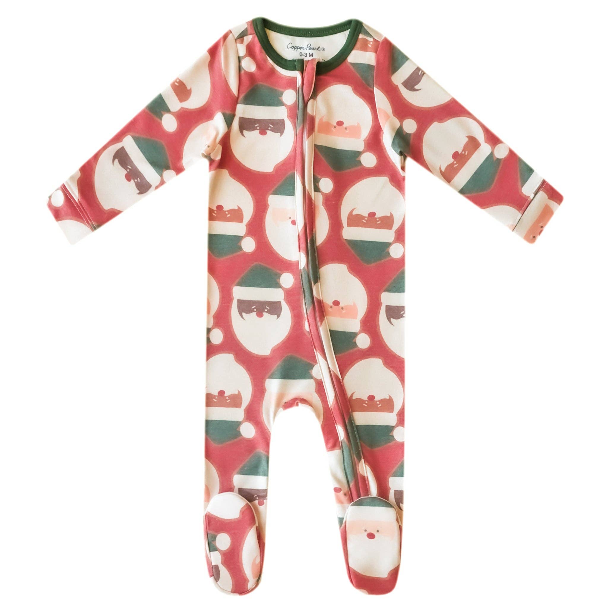 Copper Pearl - Wholesale Sleepsuit - Baby - Zip-Up Footie Pajama - Claus1