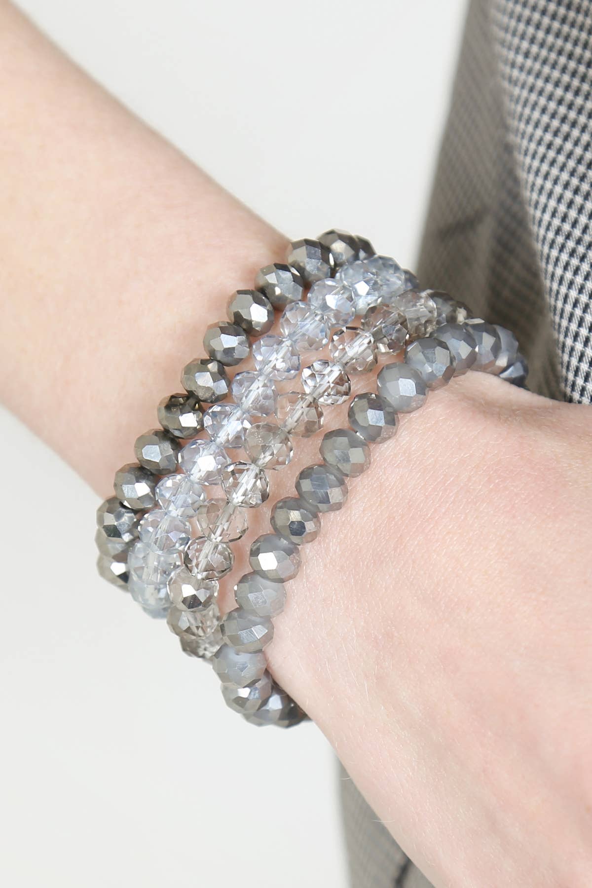 Love and Repeat - Vente Bracelet de perles - BRACELET EXTENSIBLE QUATRE LIGNES DE PERLES DE CRISTAL27