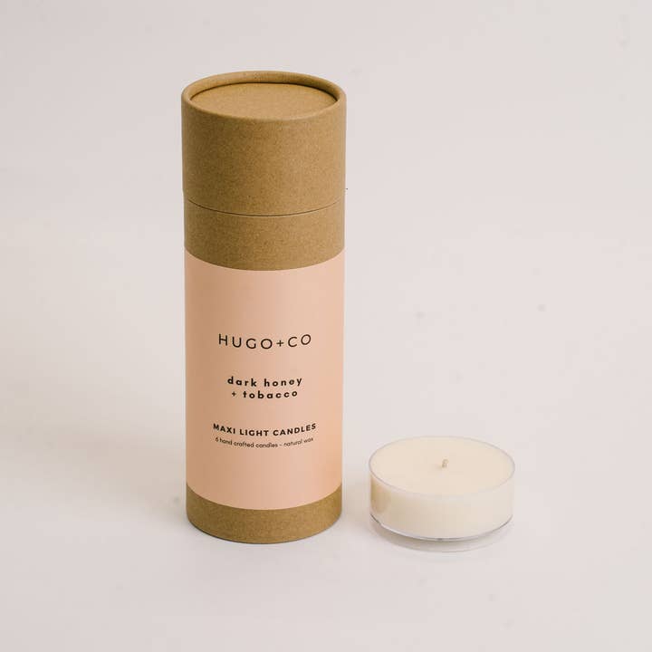 Dark Honey & Tobacco Maxi Lights (Tube of 6) por atacado de HUGO+CO