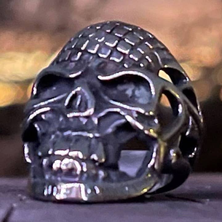 Anel de Caveira de Cobra Sssssss (c182) por atacado de SkullJewelry.com