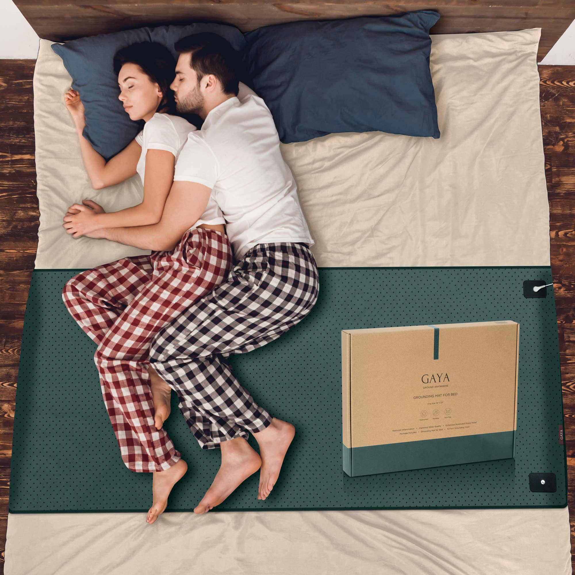 GAYA - Wholesale Bed Runner - Grounding Mat for Bed – Better Sleep & Inflammation2