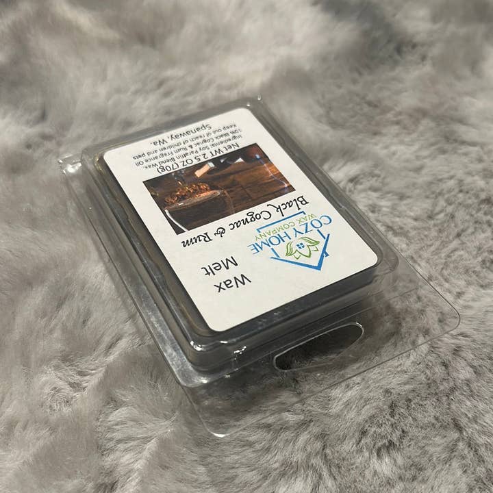 Cozy Home Wax Company - Wholesale Wax Melt - Black Cognac & Rum Wax Melt 2.5oz1