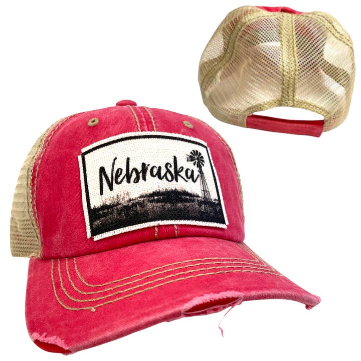 dkhandmade - Wholesale Ponytail Cap - Women's - NEBRASKA WINDMILL HATS1