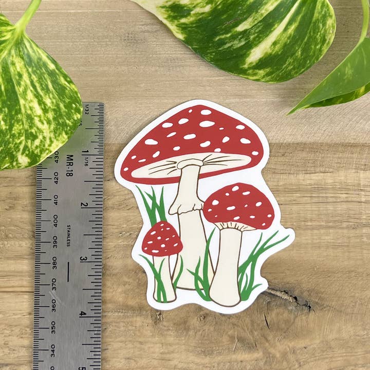 Counter Couture - Wholesale Sticker - Mushroom Sticker | Toadstool | Decals | Gifts
