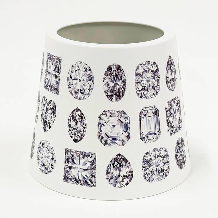 Pantalla de lámpara Poldina Pro de diamantes Bougie Ice para venta al por mayor de Nicolette Mayer Collection