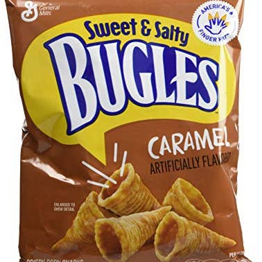 Shop The King - Wholesale Puffed Snack - Bugles Corn Snacks, Caramel, 3.5 Oz (Pack of 7)