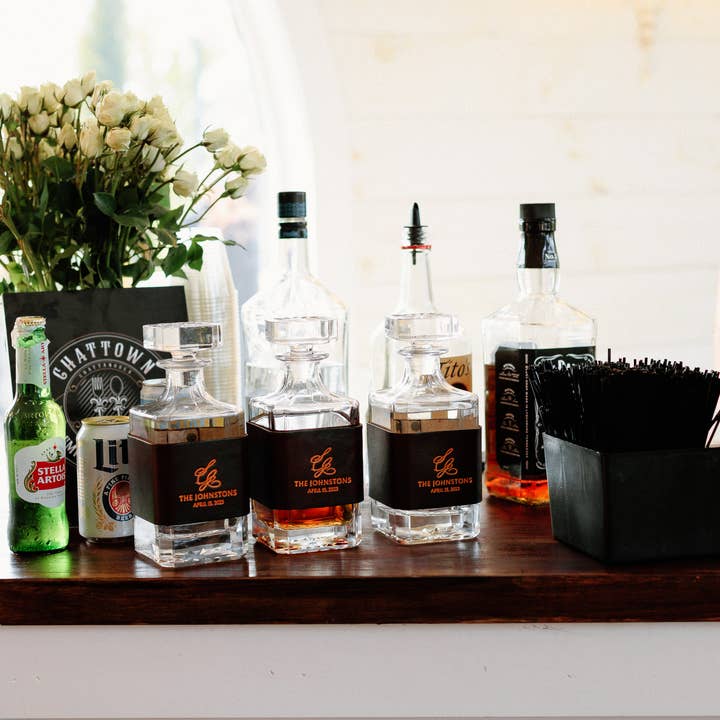 Lindy Leather - Wholesale Decanter - Custom Leather Decanter7