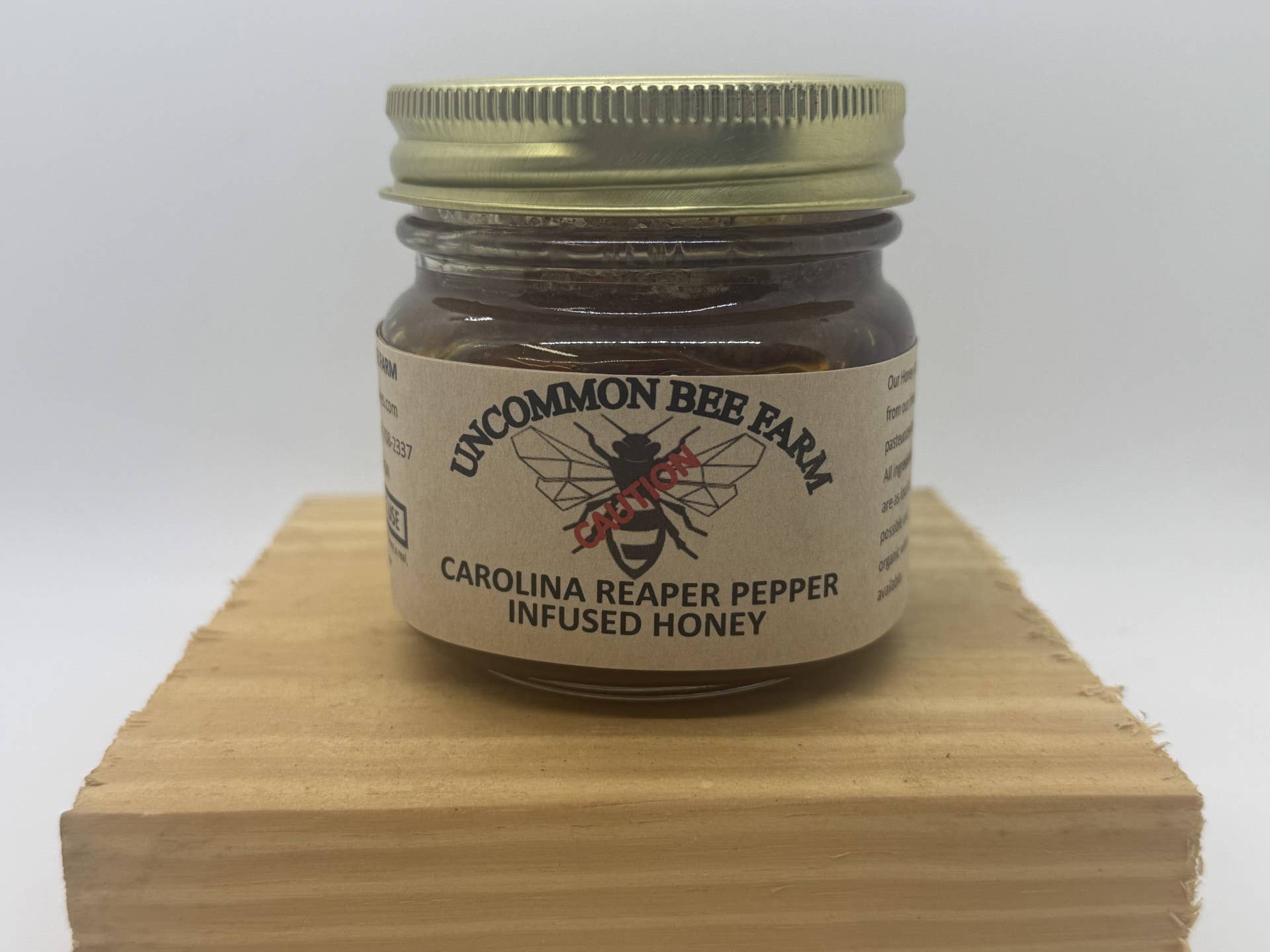 Uncommon Bees - Wholesale Honey - Carolina Reaper Infused Honey