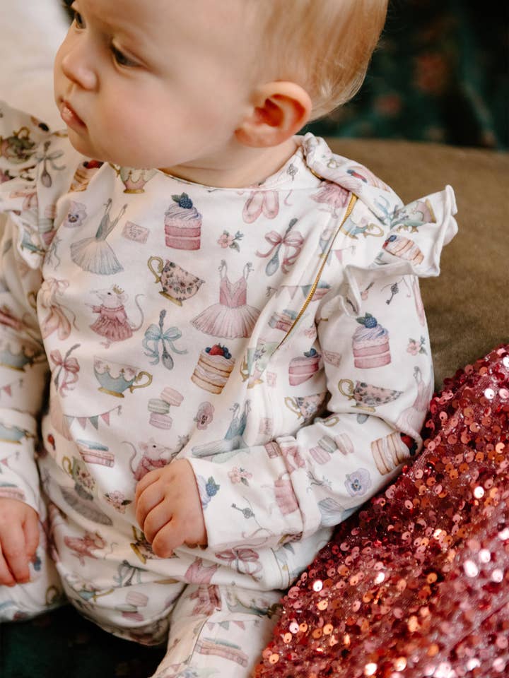 Fleur Harris - Wholesale Jumpsuit - Baby - 'Mini Party' Precious Frill Coverall Onesie