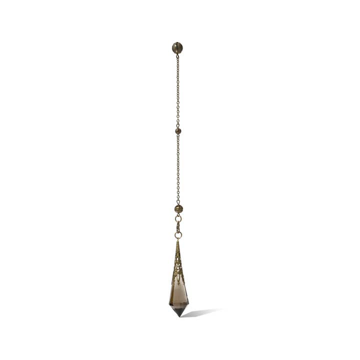Pendule divinatoire en quartz fumé naturel pour la vente par Cedar and Myrrh